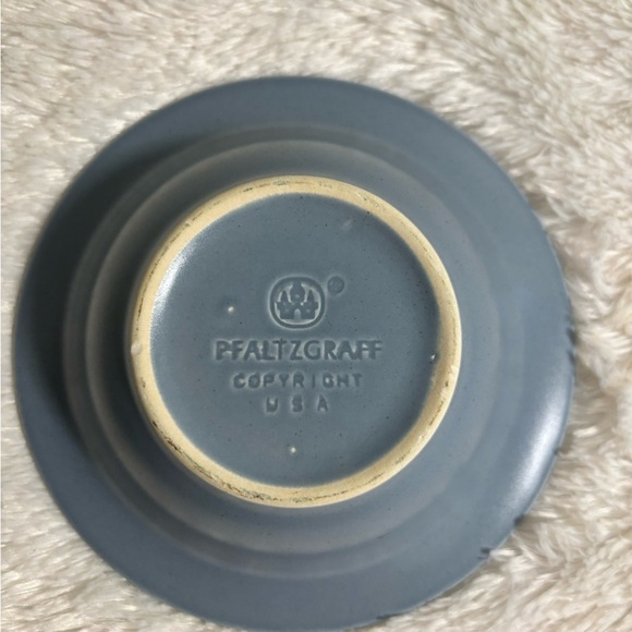 Pfaltzgraff Acadia Bay Blue Soup Bowl - set of 4 - Picture 2 of 5